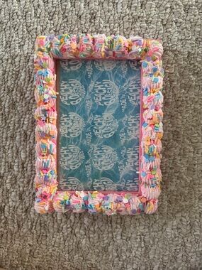 Urban Outfitters Pink Wooden Photo Frame